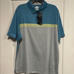 Callaway Opti-Dri Vallarta Blue Heather Polo Shirt